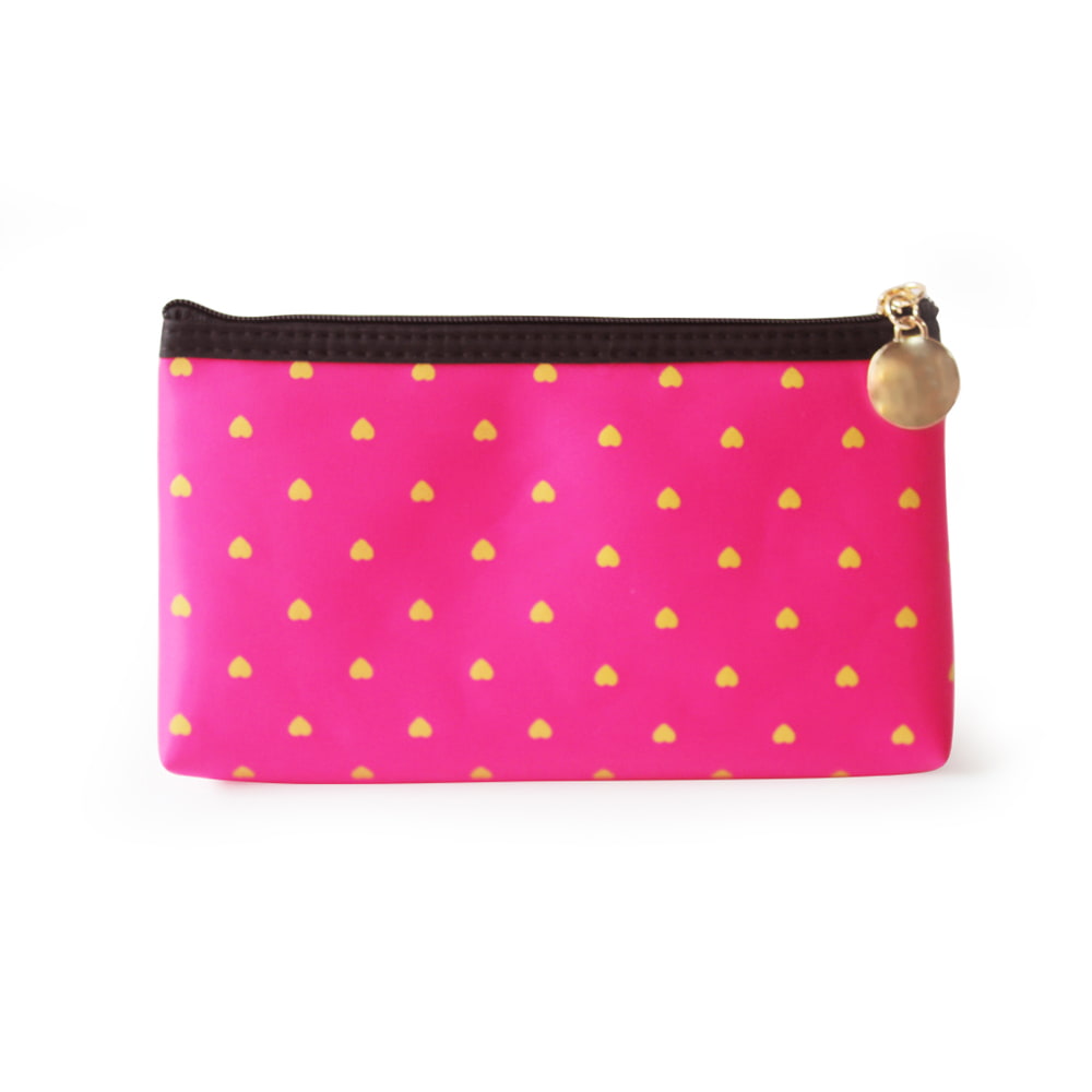 Bolsa de maquillaje de viaje multiusos con estampado de corazón 330 Love