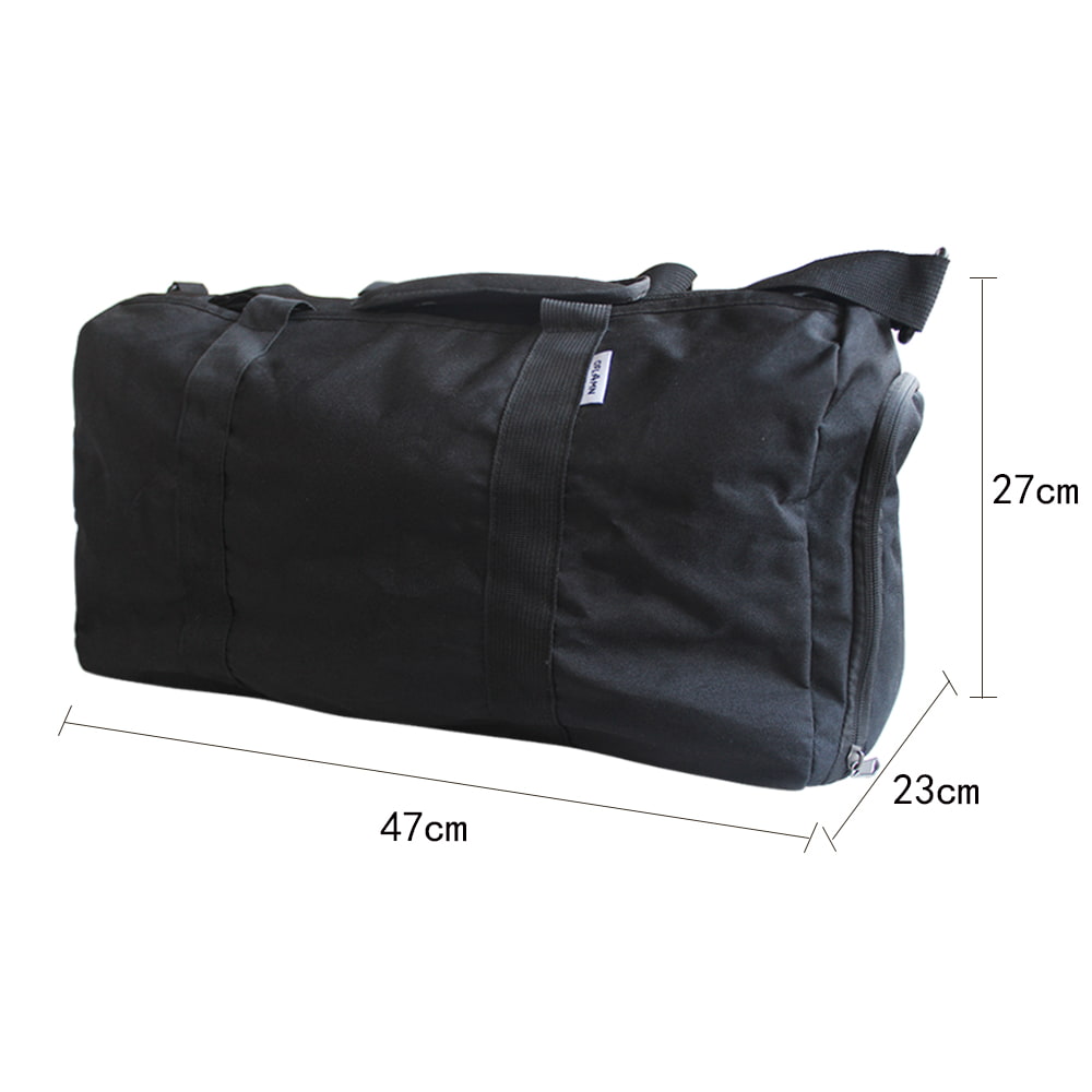 BD-GM01 Bolso de viaje plegable grande negro para hombres y mujeres