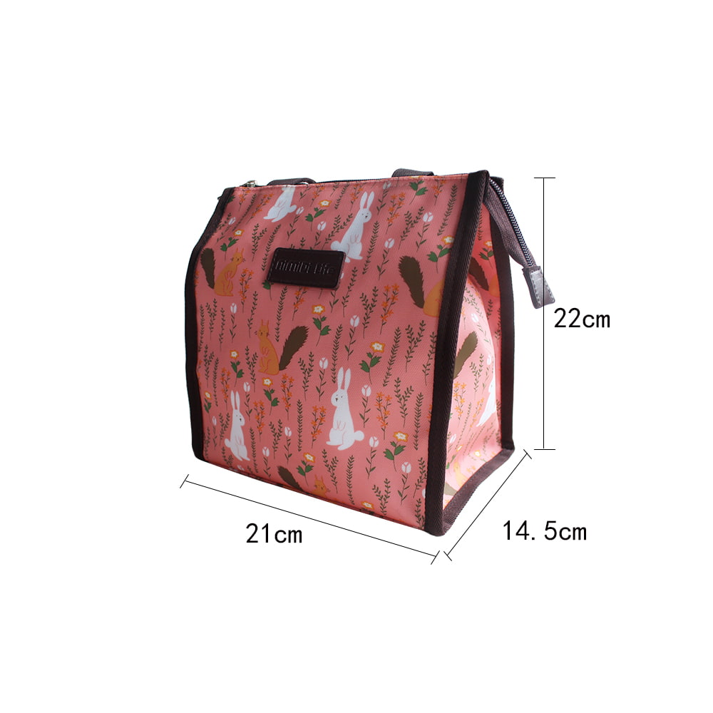 Bolsa térmica térmica a prueba de fugas con estampado animal 4759