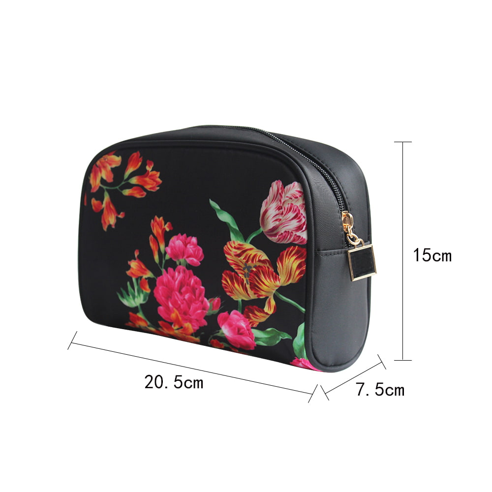 4801 Neceser de viaje para mujer con estampado floral multicolor