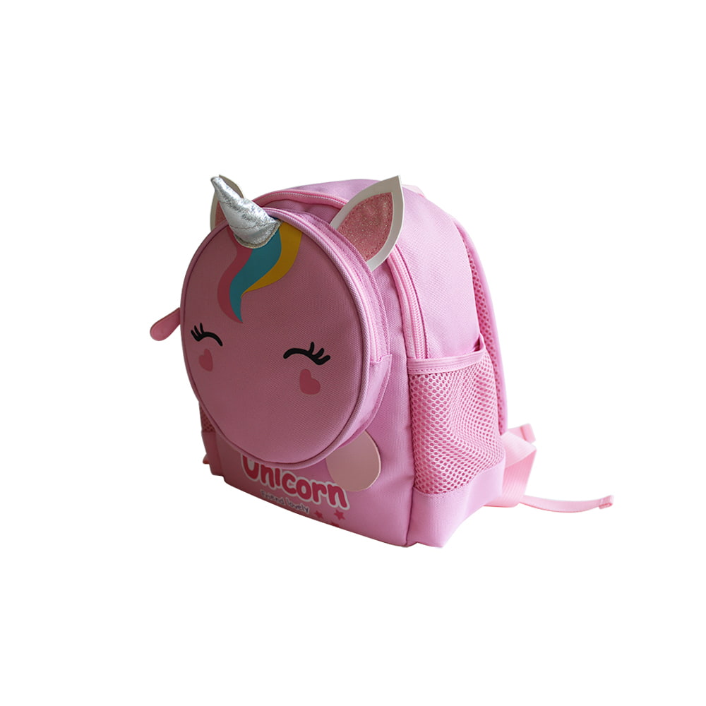 4743 Mochila escolar para niñas con dibujos de unicornios para guardería