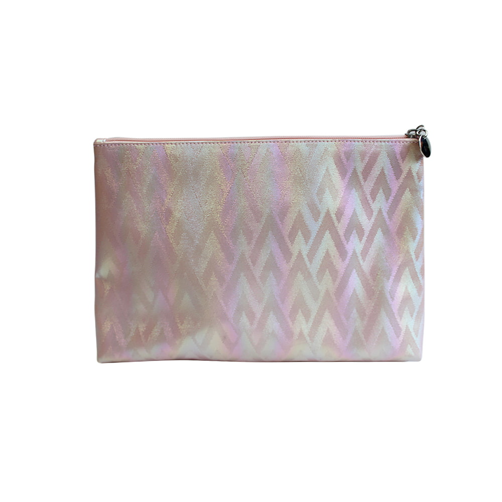 2828-1 Bolsa de almacenamiento de maquillaje de viaje para mujer, color rosa degradado