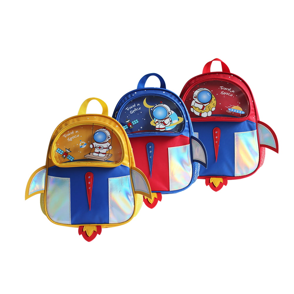 4734 Mochila Infantil Cohete Astronauta Multicolor