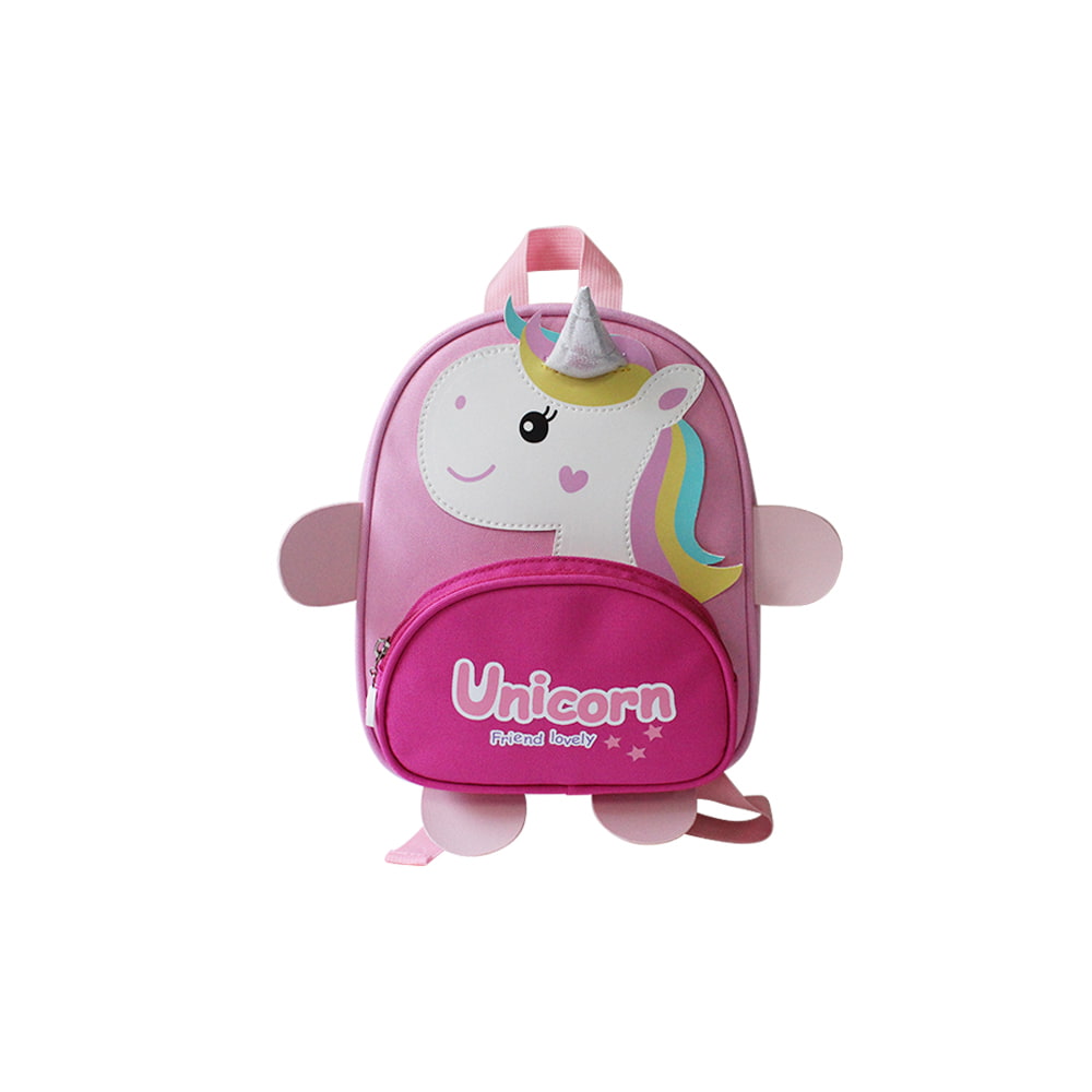 4136 Mochila para niñas con gráfico de unicornio de dibujos animados lindo