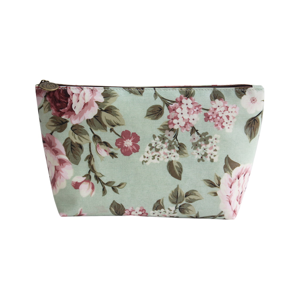 4726 Bolsa de cosméticos de viaje para mujer impermeable con estampado floral