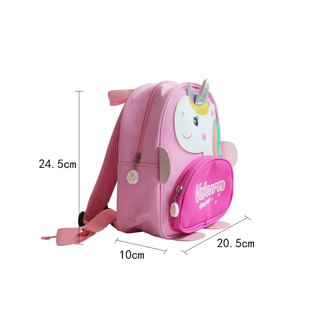 4136 Mochila para niñas con gráfico de unicornio de dibujos animados lindo