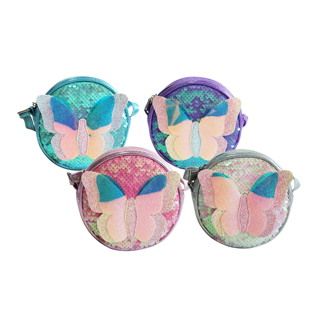 4082 Bandolera Mariposa Lentejuelas Glitter Multicolor