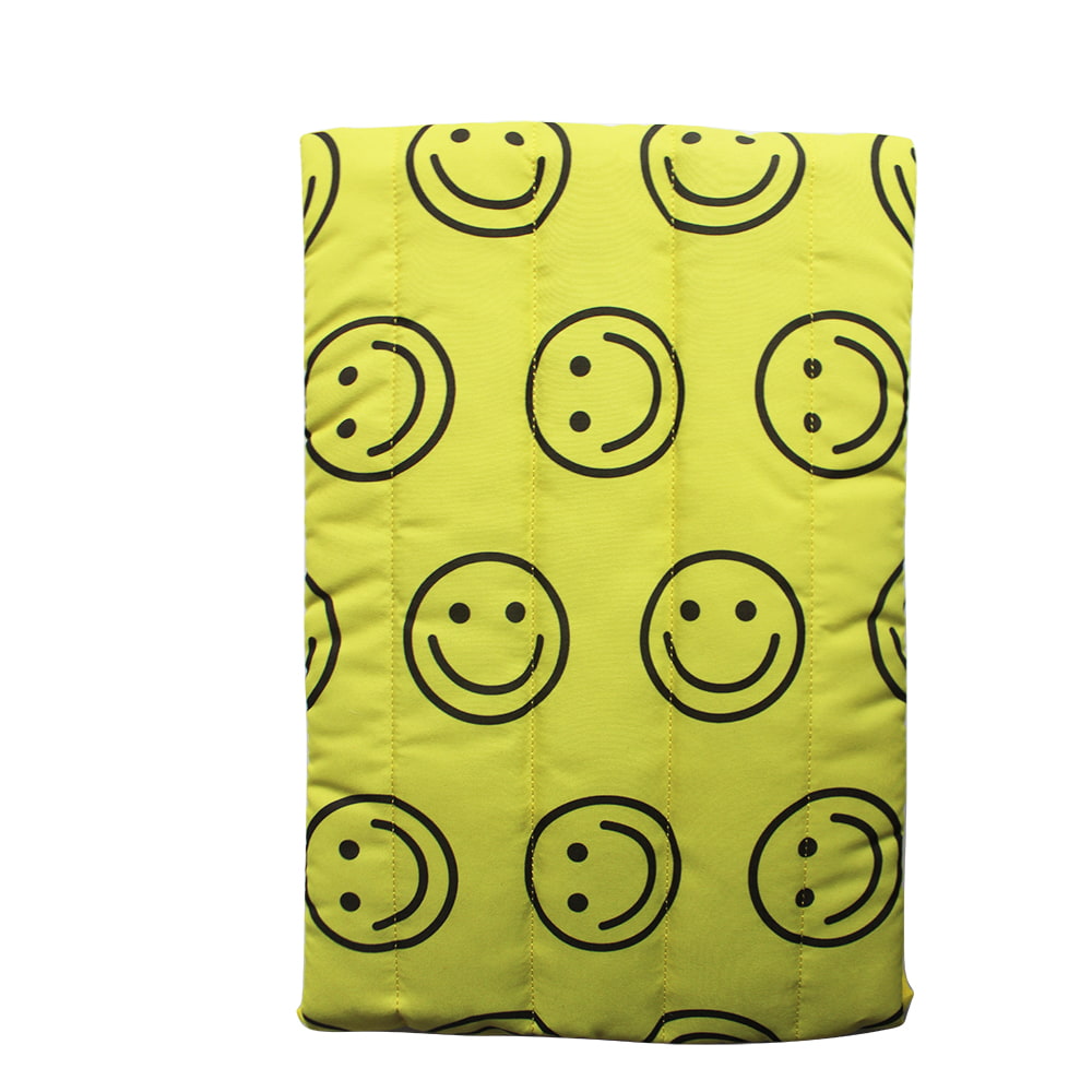 4731 Neceser de viaje para maquillaje de gran capacidad con estampado Happy Yellow