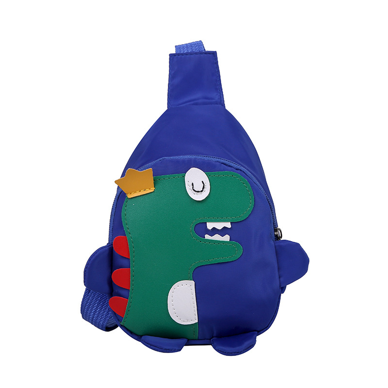 BD-GM21 Bolso de pecho para niños con estampado de dinosaurio de dibujos animados para exteriores