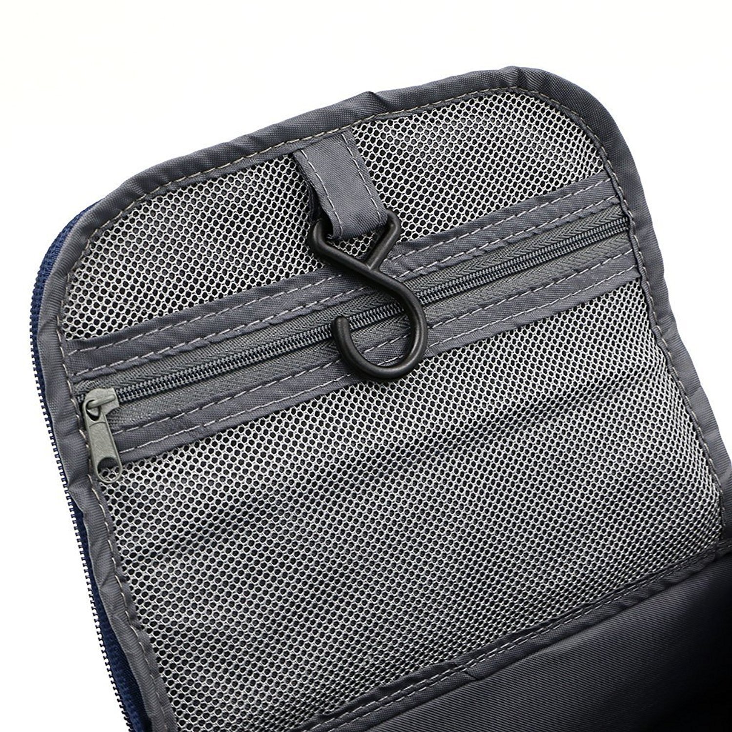 BD-GM114 Bolsa organizadora de artículos de tocador de viaje grande para hombre con gancho