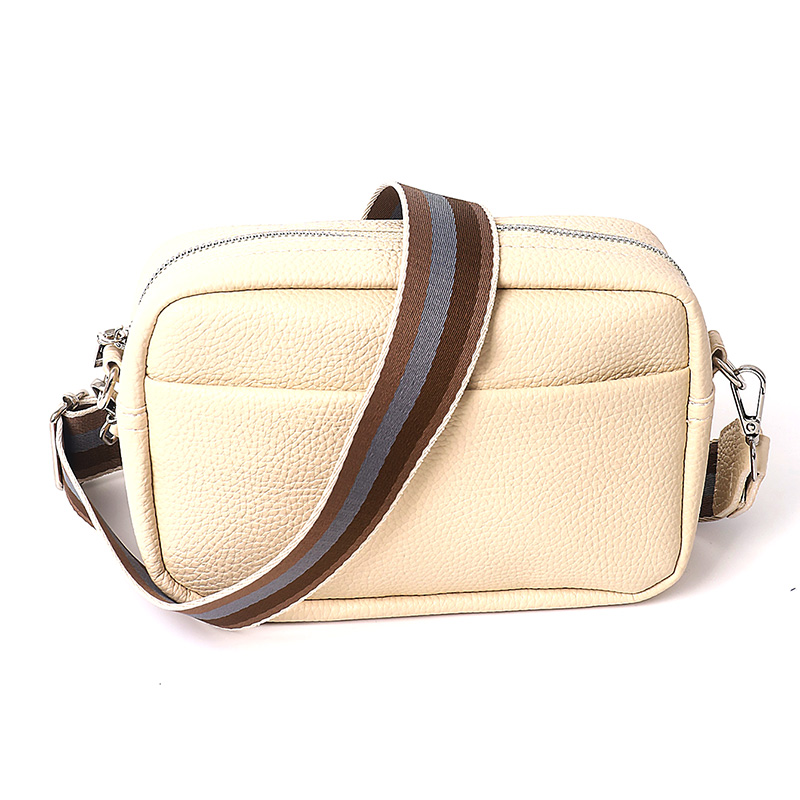 8835 Mini bolso bandolera para mujer de cuero PU de color sólido