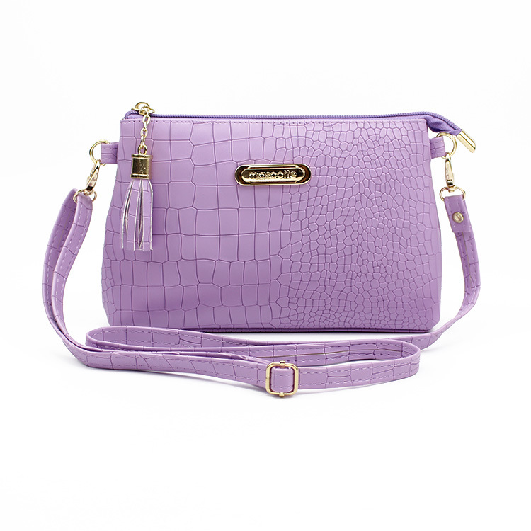 BD-GM153 Bolso bandolera con estampado de cocodrilo para mujer