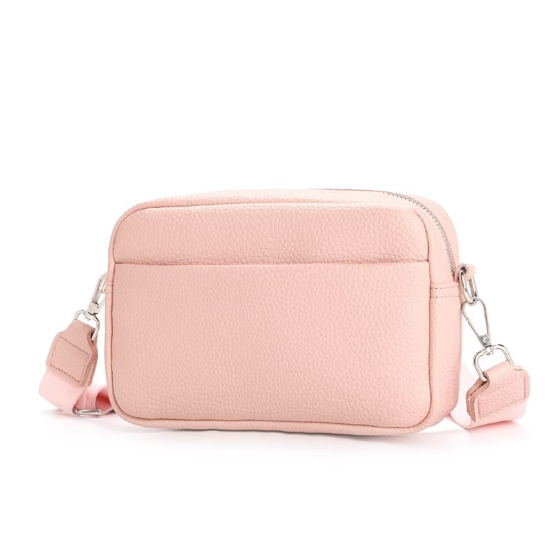 8835 Mini bolso bandolera para mujer de cuero PU de color sólido