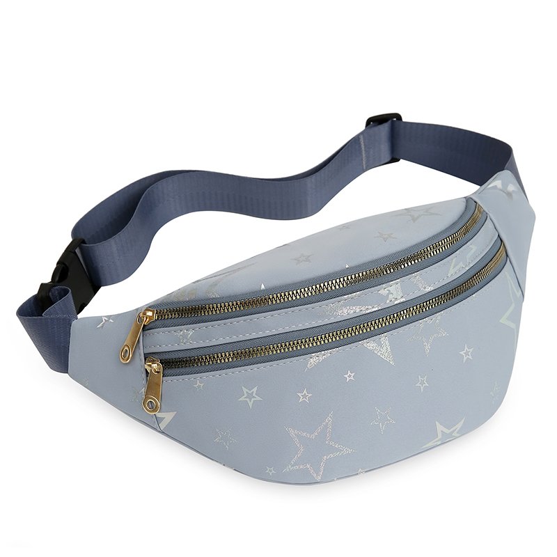 BD-GM160 Riñonera impermeable con estampado de estrellas de color sólido informal