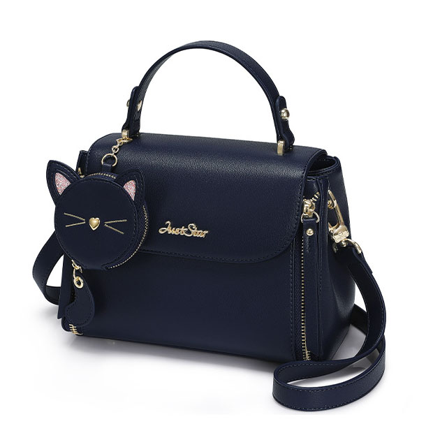 BD-GM136 Lindo bolso cruzado con solapa para mujer de color sólido