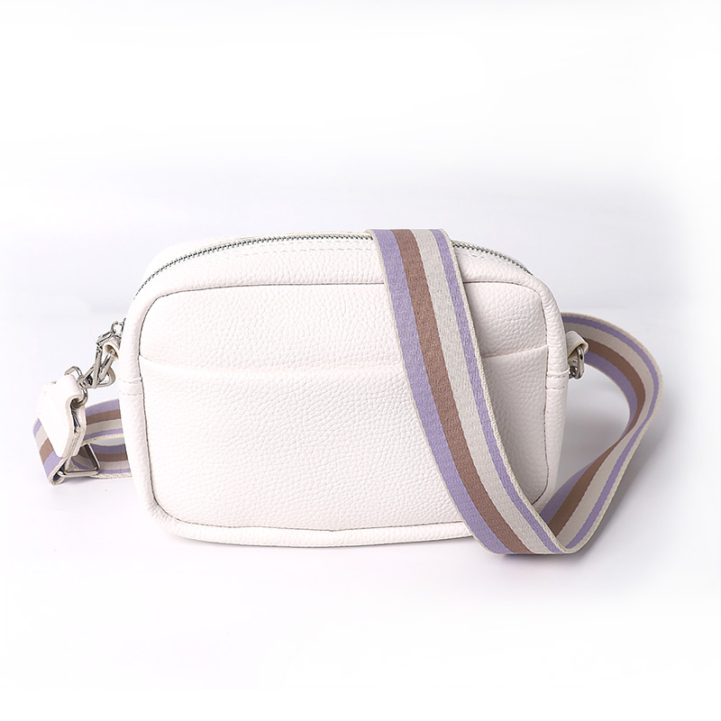 8835 Mini bolso bandolera para mujer de cuero PU de color sólido