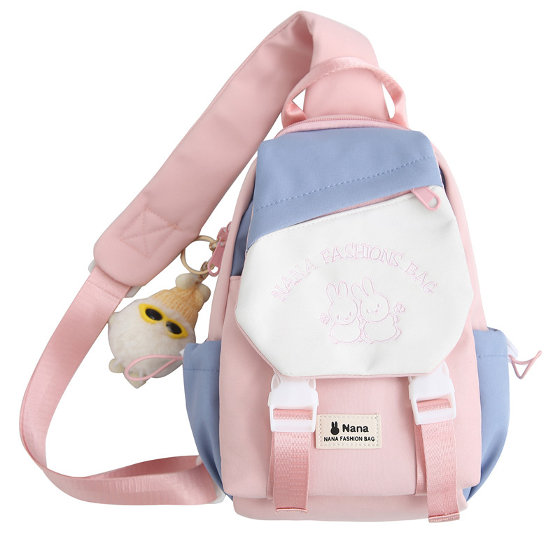 BD-GM173 Bolso bandolera multifunción de tela de nailon para mujer