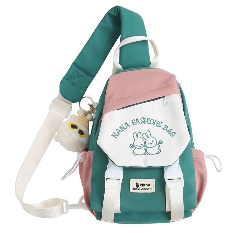 BD-GM173 Bolso bandolera multifunción de tela de nailon para mujer