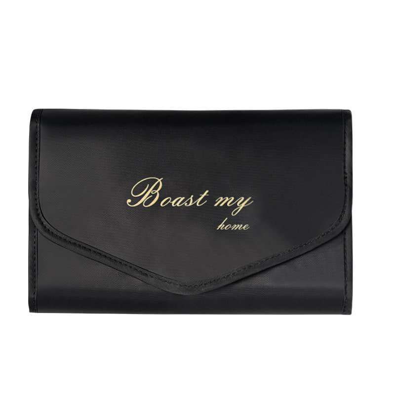 BD-GM40 Bolsa de almacenamiento de joyas plegable para mujer con múltiples particiones