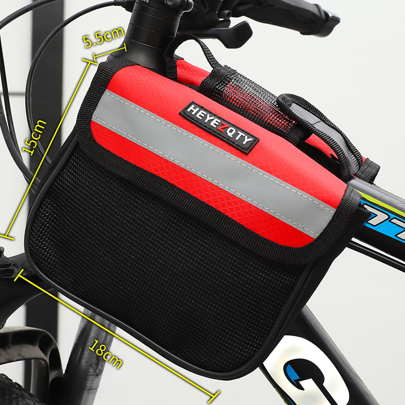 BD-GM72 Bolsa impermeable para sillín de bicicleta con barra delantera de tamaño pequeño