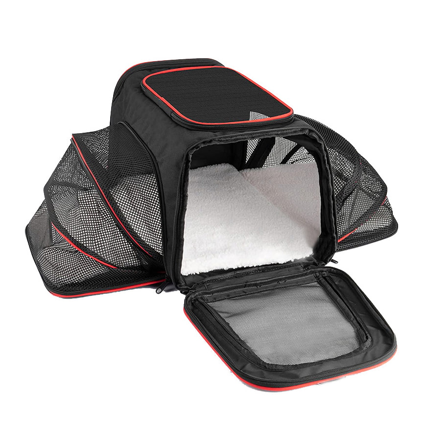 BD-GM60 Bolsa de hombro plegable para transportar gatos al aire libre