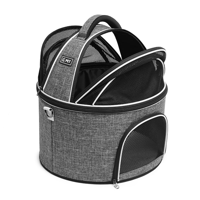 BD-GM69 Bolsa de transporte para mascotas de viaje plegable con ventana transparente