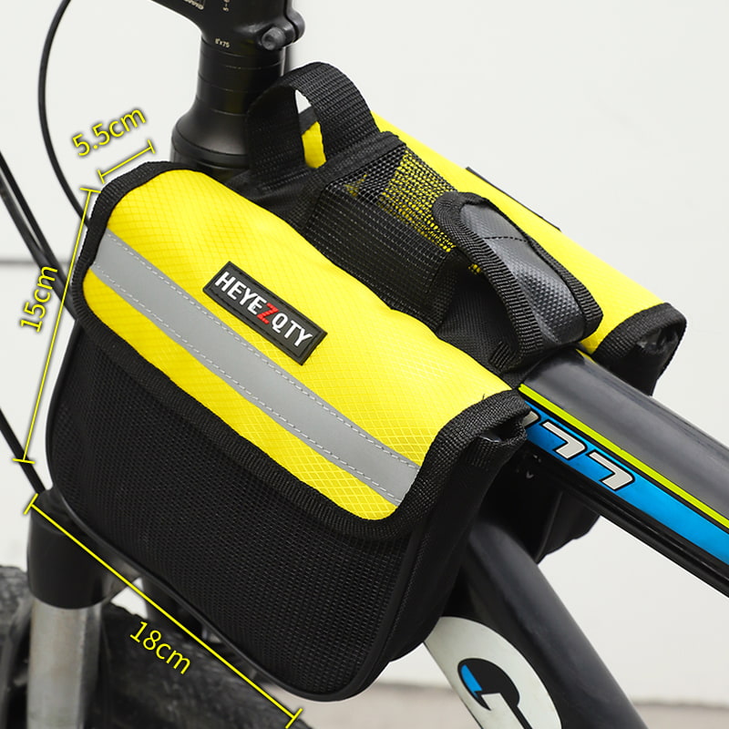 BD-GM72 Bolsa impermeable para sillín de bicicleta con barra delantera de tamaño pequeño