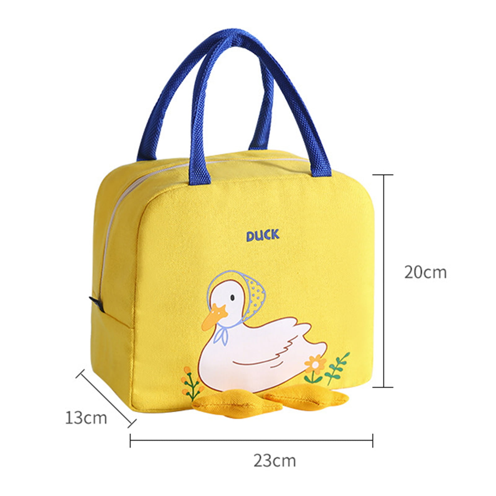 BD-GM106 Bolsa de almuerzo impermeable con lindo patito amarillo