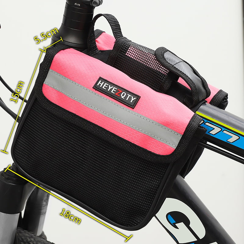 BD-GM72 Bolsa impermeable para sillín de bicicleta con barra delantera de tamaño pequeño