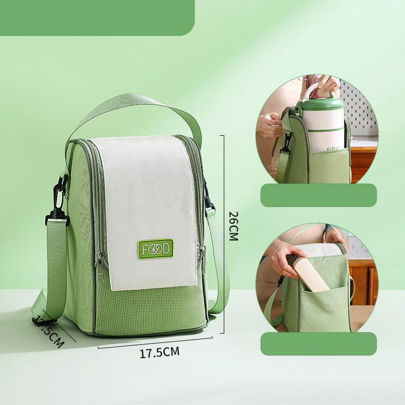 Bolsa térmica para nevera portátil verde BD-GM104 para lonchera