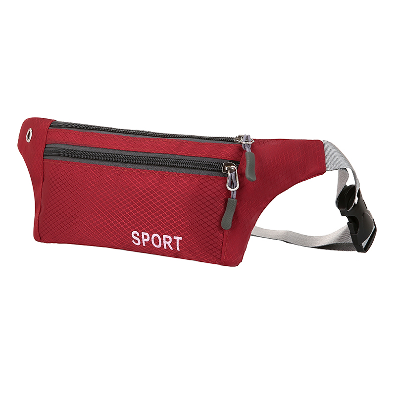 BD-GM98 Bolsa de cintura delgada para deportes de correr impermeable al aire libre