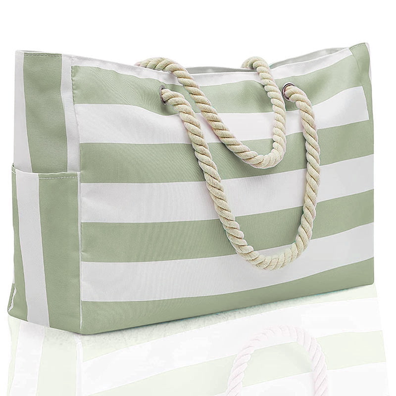 BD-GM37 Bolso de mano de playa de verano a rayas portátil de moda